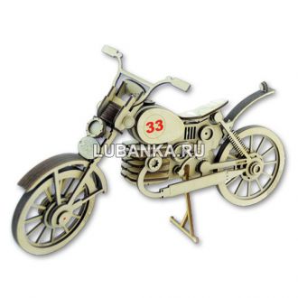 Деревянная модель для сборки «Мотоцикл 33»